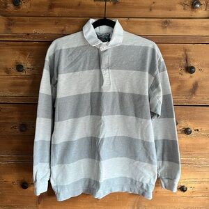 Columbiaknit Rugby Shirt, Gray and White
